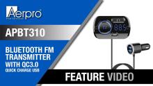 Embedded thumbnail for Aerpro APBT310 – Bluetooth FM Transmitter – Feature Video